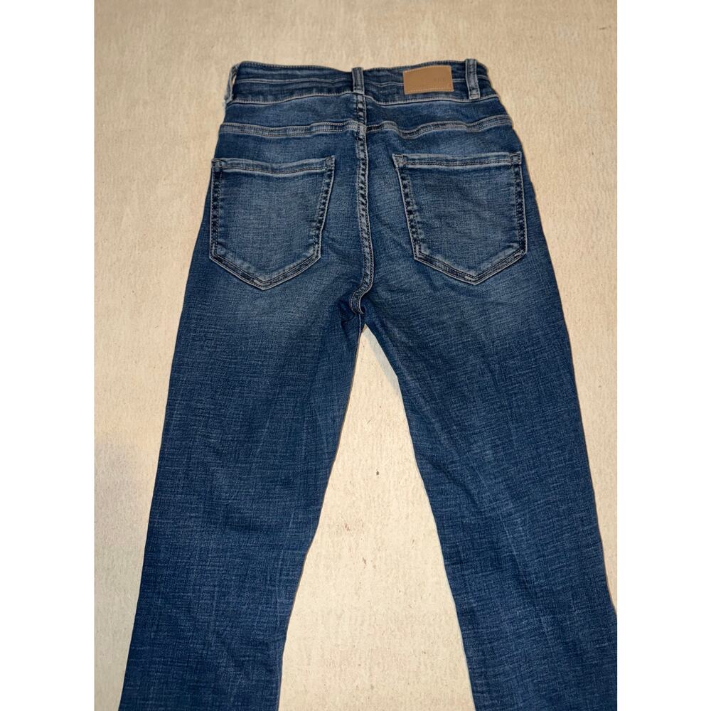 BKE women’s Billie slim fit high rise ankle skinny blue jeans - Picture 15 of 16